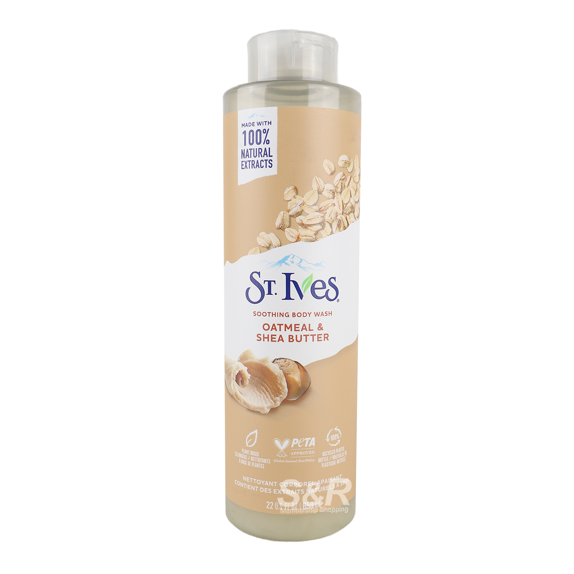 St. Ives Soothing Body Wash Oatmeal and Shea Butter 650mL